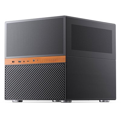 Jonsbo N6 Black, NAS-kotelo, mATX, musta