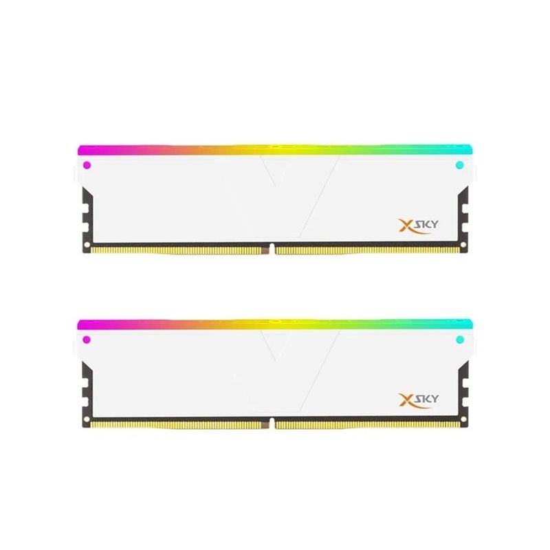 v-color 32GB (2 x 16GB) Manta XSky RGB, DDR5 6000MHz, CL30, 1.35V, valkoinen