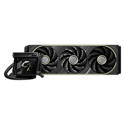 TRYX HOLO ARGB 360 Black, 360mm AIO-nestejäähdytysjärjestelmä prosessorille, musta