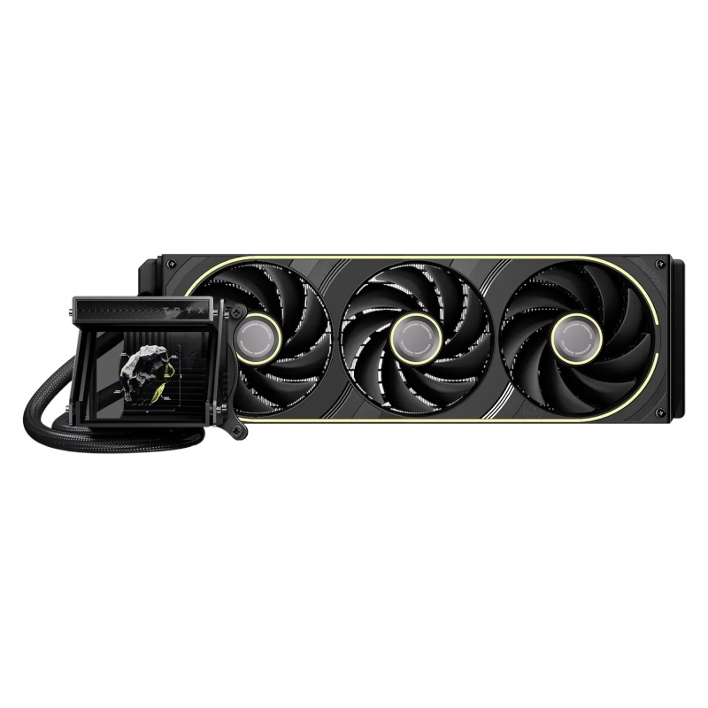 TRYX HOLO ARGB 360 Black, 360mm AIO-nestejäähdytysjärjestelmä prosessorille, musta