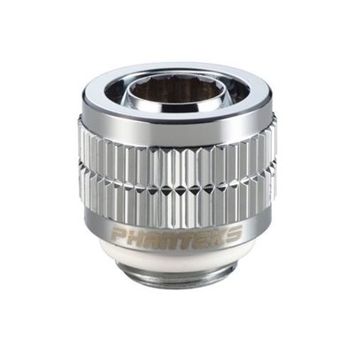 Phanteks 13/10mm Soft Tube Fitting -ruuviliitin, G1/4, kromi