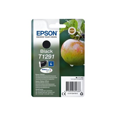 Epson T1291 DURABrite Ultra Apple -väriainekasetti, musta (SEC)