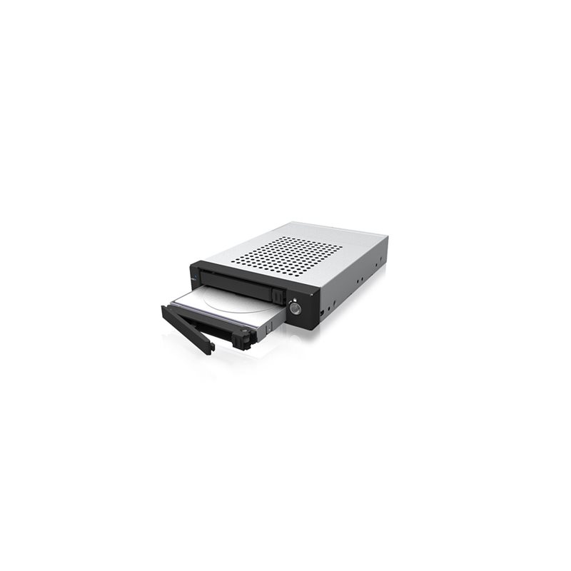 IcyBox iT2771-S3, 2 x 2.5" SATA-kiintolevykehikko 3.5" laitepaikkaan, musta/harmaa