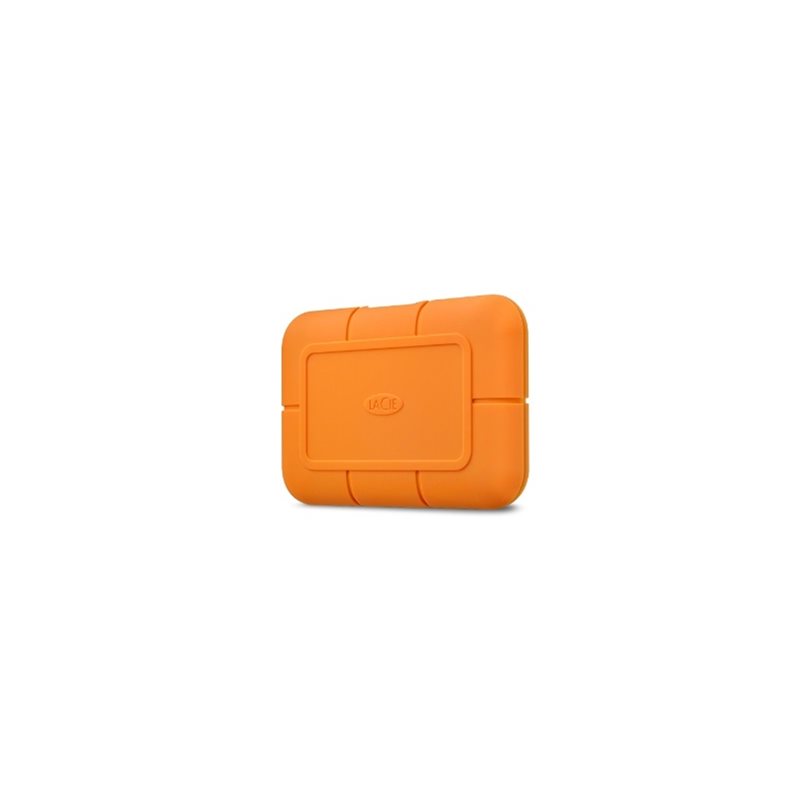 LaCie 500GB Rugged SSD, ulkoinen SSD-levy, USB 3.1 Type-C, oranssi