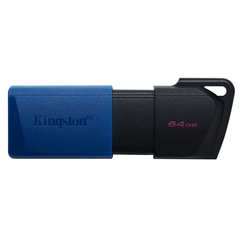 Kingston 64GB DataTraveler Exodia M, USB 3.2 Gen 1 -muistitikku, musta/sininen