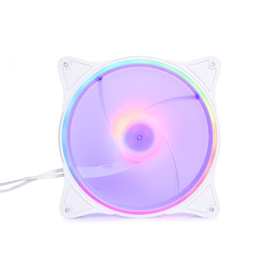 Alphacool Rise Aurora, 140mm PWM-laitetuuletin, valkoinen