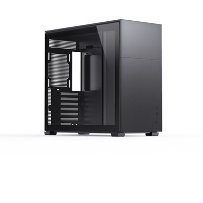Jonsbo D41 Black, ikkunallinen miditornikotelo, musta