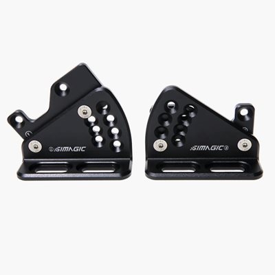 Simagic Alpha Mounting Brackets, kiinnityskannattimet, musta