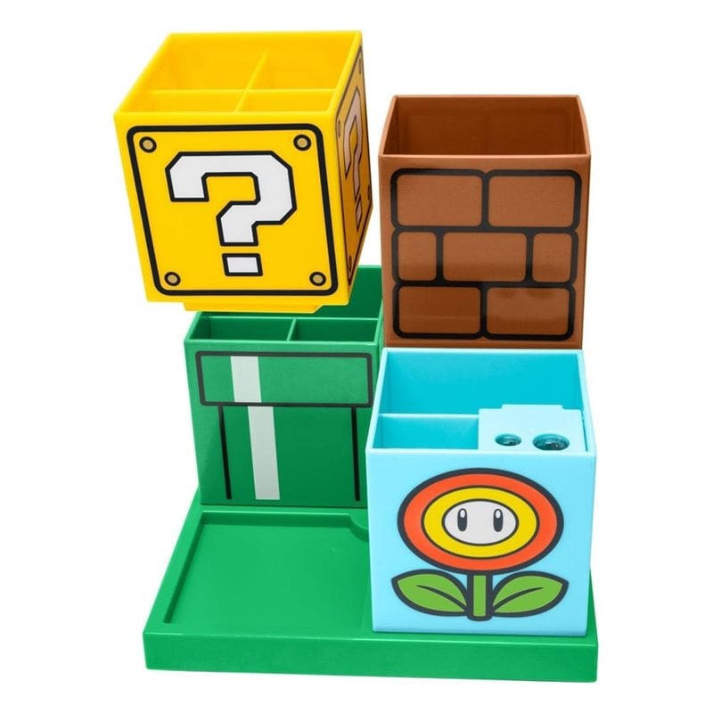 Paladone Super Mario Desktop Organiser - Blocks -kynäteline