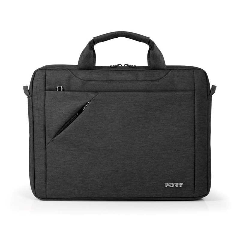 Port Designs 15.6" Sydney ECO Laptop Case, kannettavan tietokoneen laukku, musta