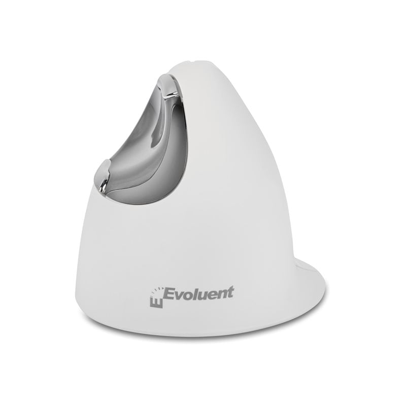 Evoluent VerticalMouse 4 Bluetooth Wireless for Mac, langaton ergonominen pystyhiiri oikealle kädelle, valkoi