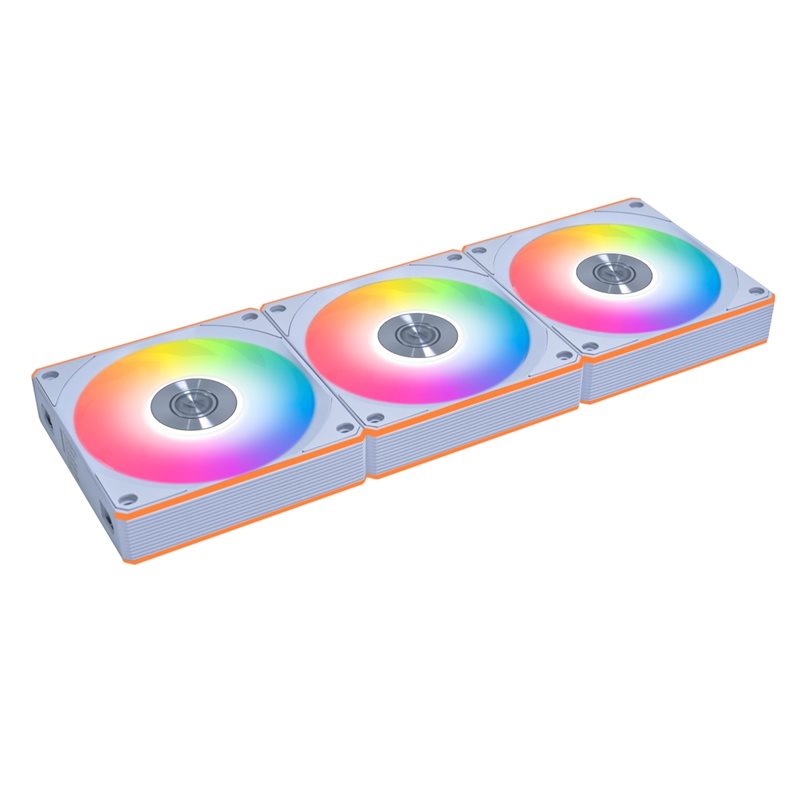 Lian Li UNI FAN CL Wireless 120 White - Triple Pack, 120mm PWM-laitetuuletinsarja, valkoinen