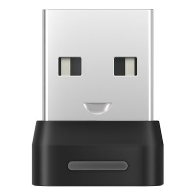 Shokz Loop120, Bluetooth-sovitin Shokz-kuulokkeille, USB-A, musta