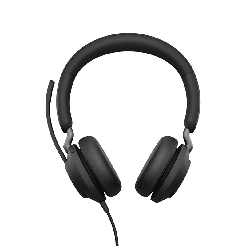 Jabra Evolve2 40 SE MS -kuulokkeet mikrofonilla, USB-C/A, musta