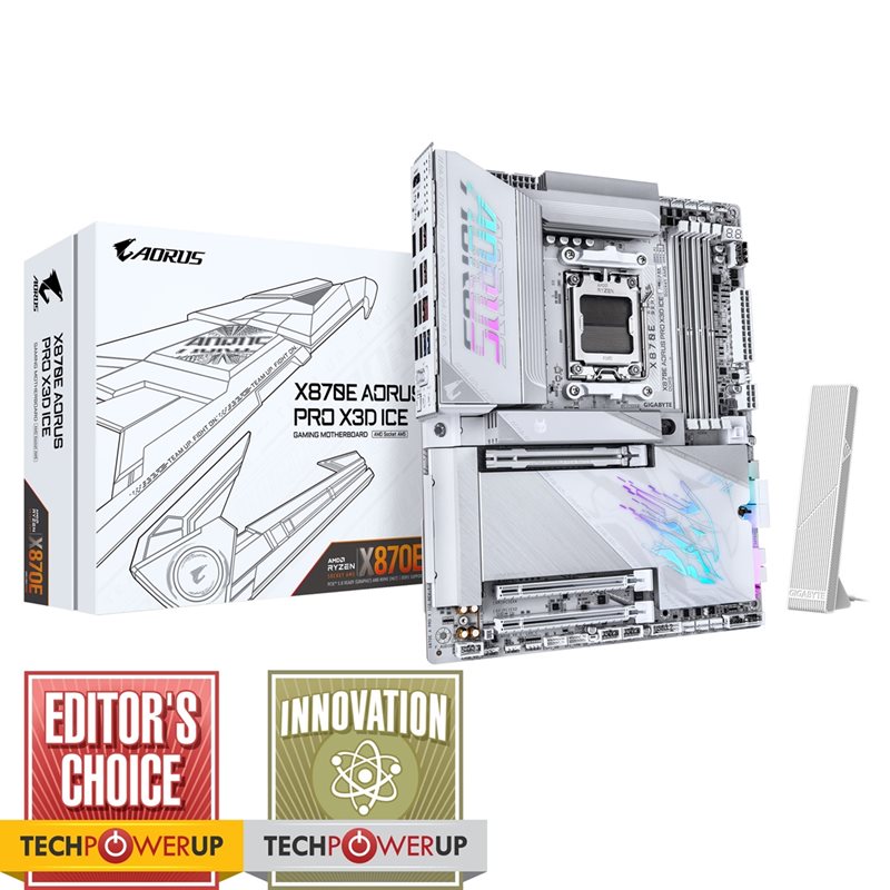 Gigabyte X870E AORUS PRO X3D ICE, ATX-emolevy