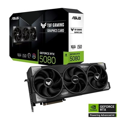 Asus GeForce RTX 5080 TUF Gaming -näytönohjain, 16GB GDDR7