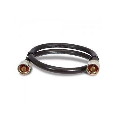 Planet N uros -> N uros -välikaapeli, 60cm, musta