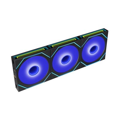 Lian Li UNI FAN SL-INF Flex Wireless Reverse 3 pack, 120mm PWM-laitetuuletinsarja, musta