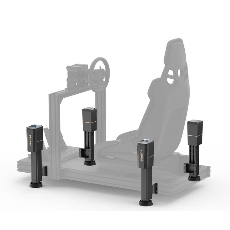MOZA Racing Haptic Motion Actuator HMA150 -liikejärjestelmän aktuaattori, musta