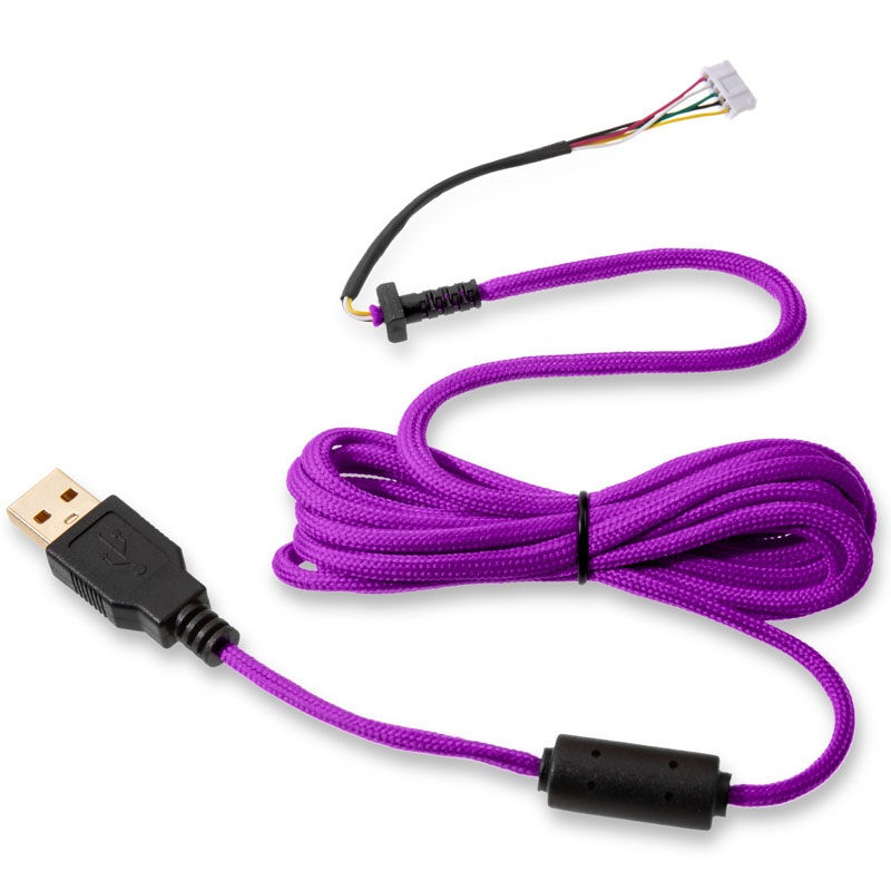 Glorious Ascended Cable V2 - Purple Rain, pelihiiren vaihtokaapeli, 2m, (Poistotuote! Norm. 17,90€)