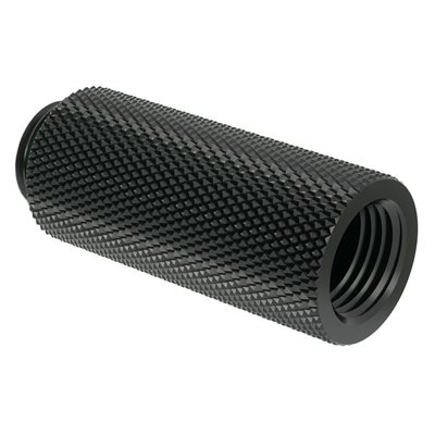 Barrow G1/4" jatko, suora, uros/naaras, 40mm, musta