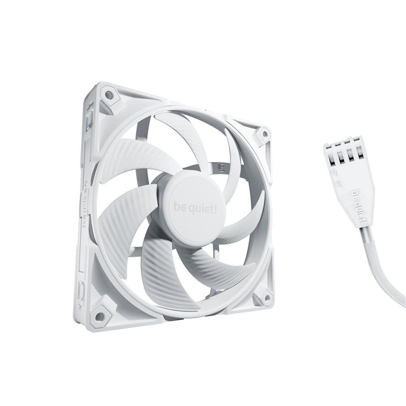 be quiet! Silent Wings Pro 4 140mm PWM White -laitetuuletin, valkoinen - Kuva 2