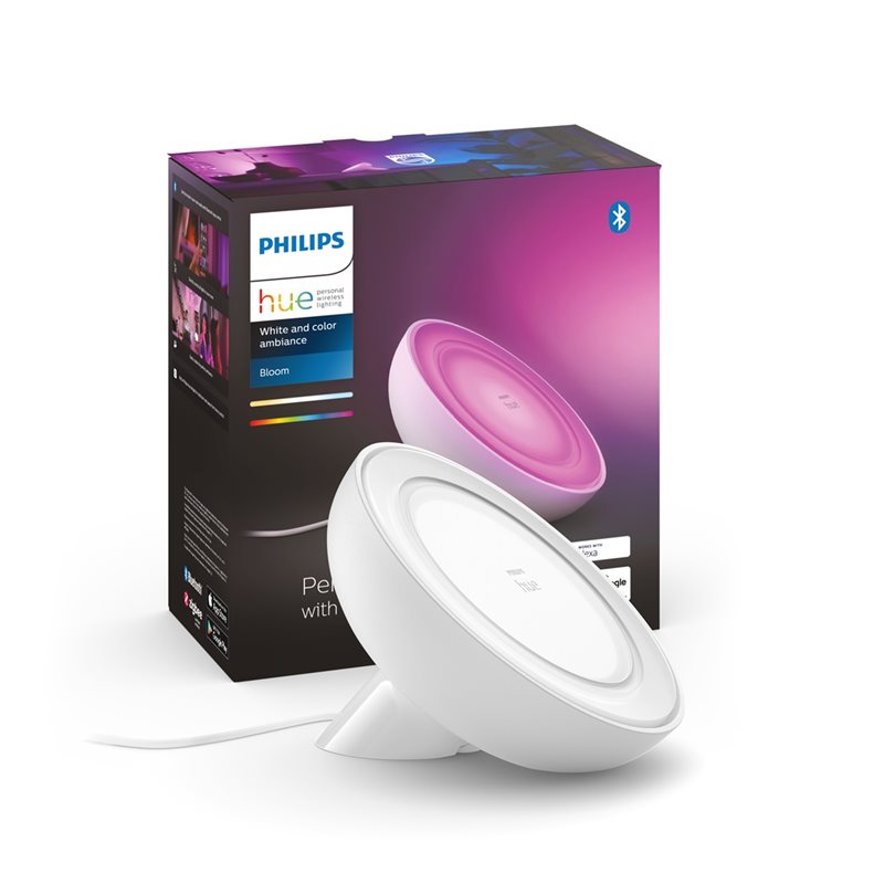 Philips Hue Bloom -pöytävalaisin, valkoinen