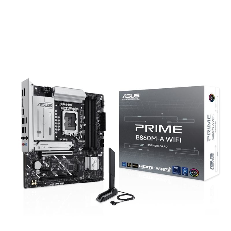 Asus PRIME B860M-A WIFI, mATX-emolevy