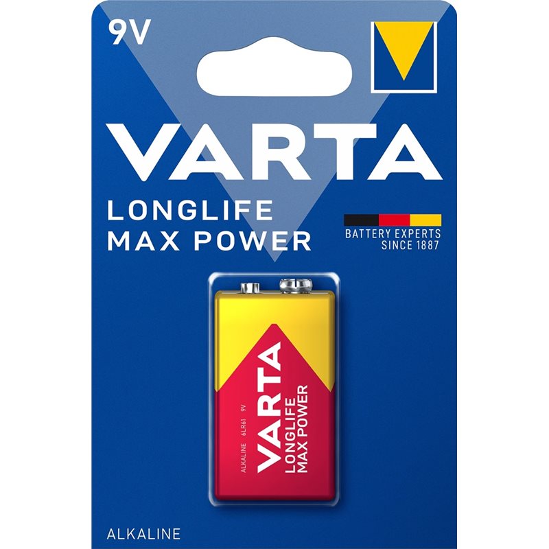 Varta 9V/LR22 Longlife Max Power -paristo