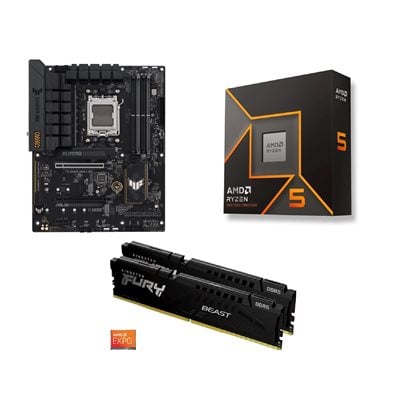 Asus TUF GAMING B650-E WIFI + Ryzen 5 9600X + 32GB DDR5 6000MHz