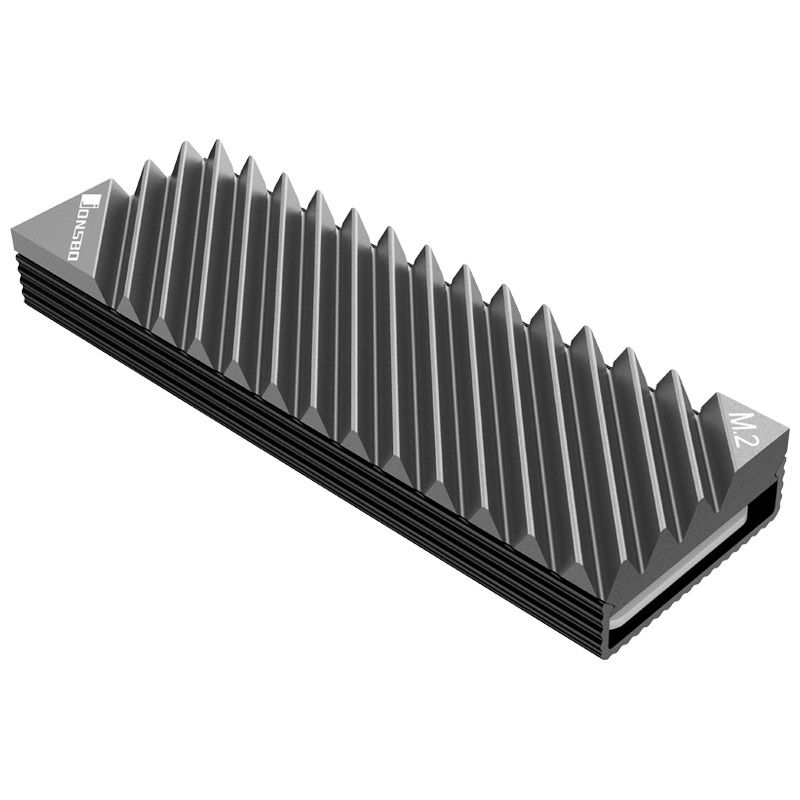 Jonsbo (Outlet) M.2-3 GREY, passiivijäähdytin M.2 2280 SSD-levylle, harmaa