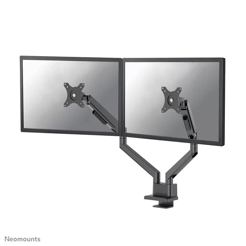 Neomounts by Newstar 17-32" x2 NEXT Slim Desk Mount Double Display, näyttövarsi pöydälle kahdelle näytölle, musta