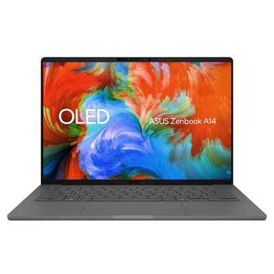 Asus 14" Zenbook A14 UX3407QA, kannettava tietokone, Iceland Gray