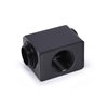 Alphacool Low Profile ES L-connector rotatable, G1/4 AG -> G1/4 IG, Deep Black