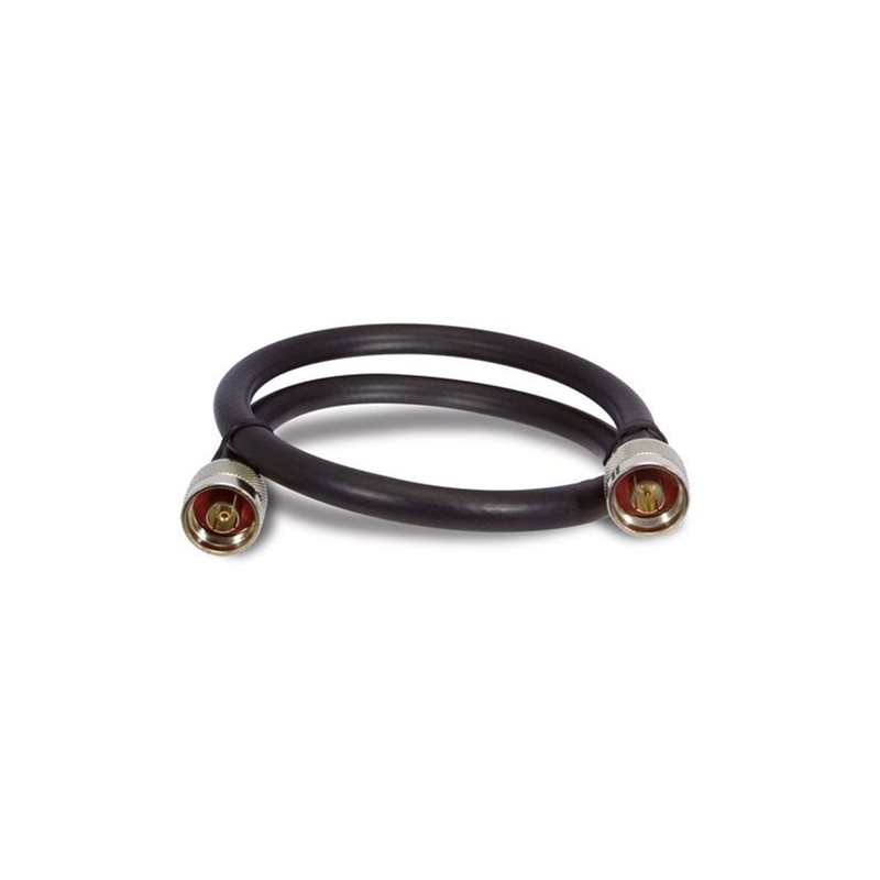 Planet N uros -> N naaras -välikaapeli, 60cm, musta