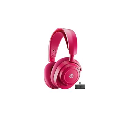 SteelSeries Arctis Nova 7 Gen 2, langattomat pelikuulokkeet mikrofonilla (PC / PS5), Magenta