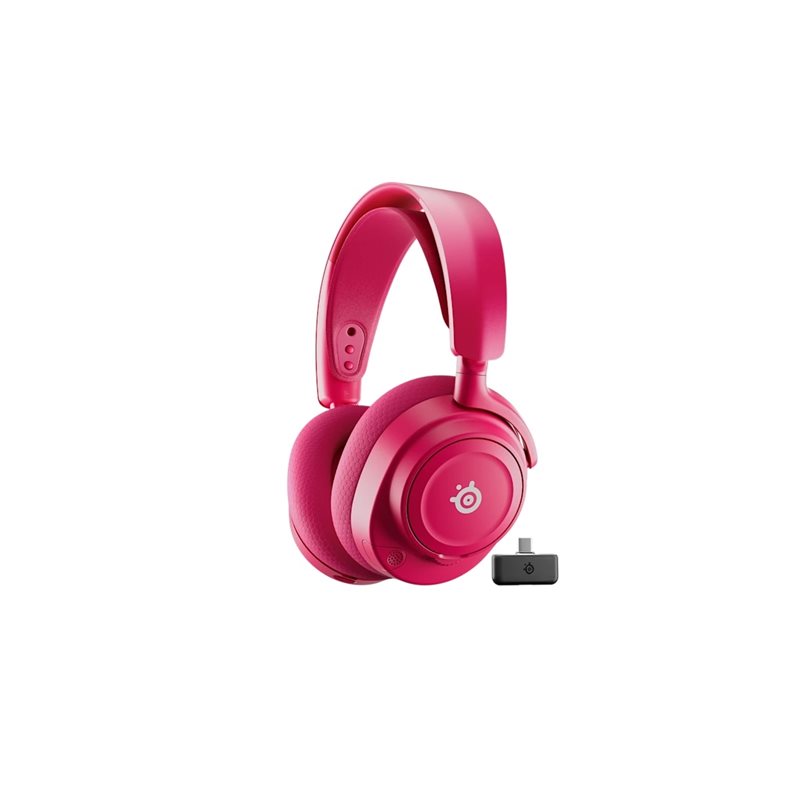 SteelSeries Arctis Nova 7 Gen 2, langattomat pelikuulokkeet mikrofonilla (PC / PS5), Magenta