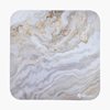 Arozzi ZONA Quattro Floor Pad, White Marble -tuolimatto, valkoinen / harmaa