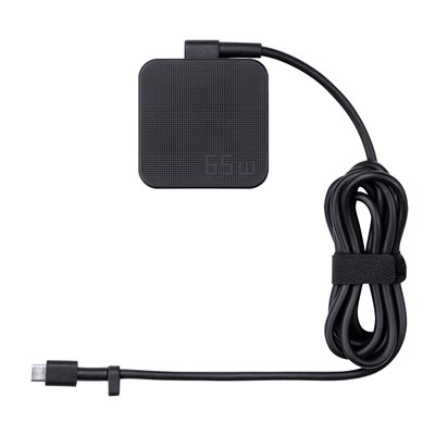 Asus Kannettavan tietokoneen verkkovirta-adapteri, 65W, USB-C PD, musta