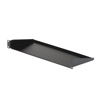 StarTech.com 1U 19" räkkihylly, maks. 15kg, musta