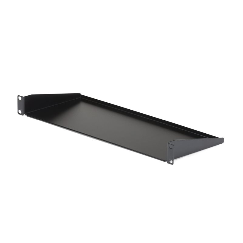 StarTech.com 1U 19" räkkihylly, maks. 15kg, musta