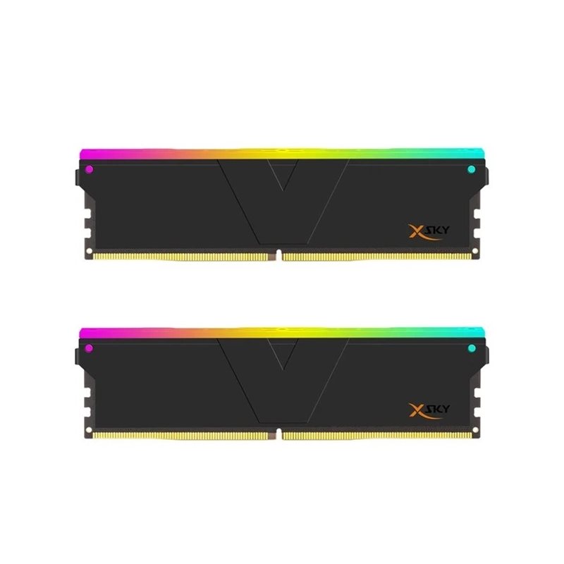 v-color 32GB (2 x 16GB) Manta XSky RGB, DDR5 6000MHz, CL30, 1.35V, musta