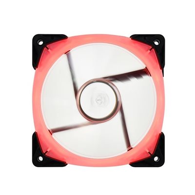 SilverStone FW123-RGB, 120mm PWM-laitetuuletin, läpinäkyvä/musta