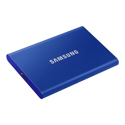 Samsung 2TB Portable SSD T7, ulkoinen SSD-levy, USB 3.2 Gen2 Type-C, indigon sininen