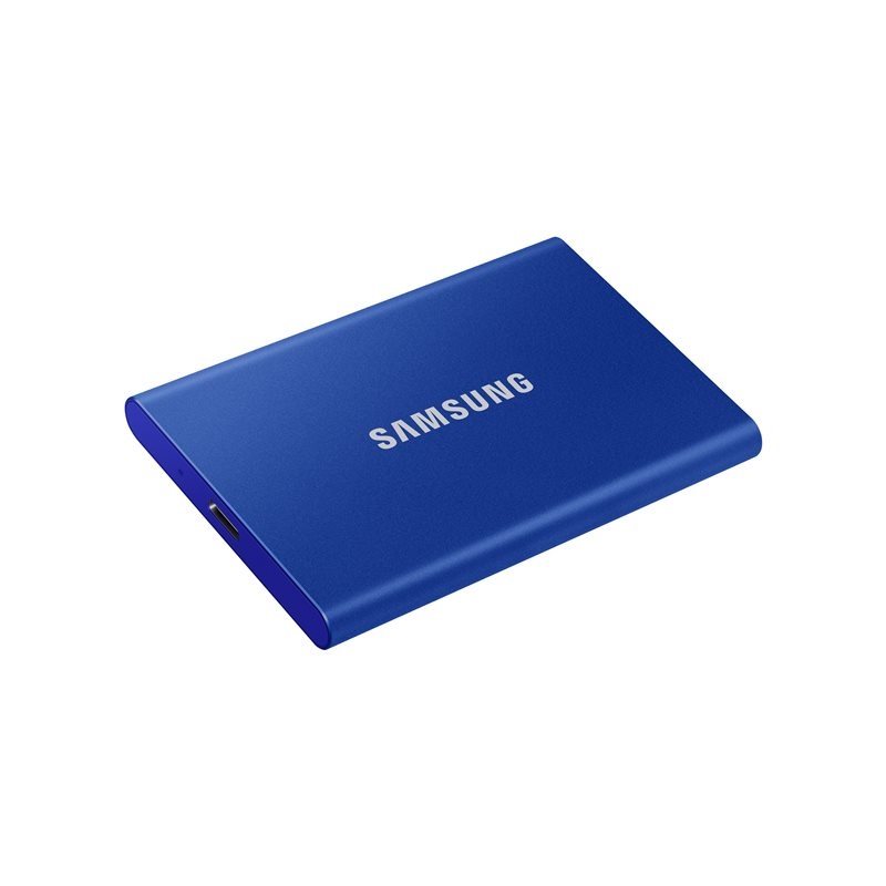 Samsung 2TB Portable SSD T7, ulkoinen SSD-levy, USB 3.2 Gen2 Type-C, indigon sininen