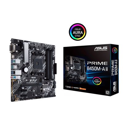 Asus PRIME B450M-A II, mATX-emolevy