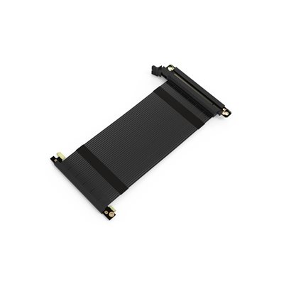 Streacom RZ4 - PCIe Gen4 Riser Cable, 210mm, musta