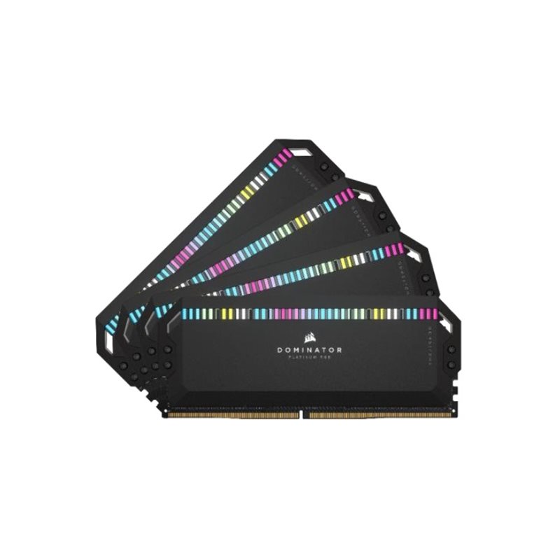 Corsair 64GB (4 x 16GB) Dominator Platinum RGB, DDR5 6400MHz, CL32, 1.40V, musta