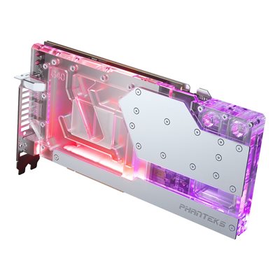 Phanteks Glacier G4080 ASUS GPU Block for ASUS ROG STRIX / TUF Gaming RTX 4080 (Chrome), GPU-blokki