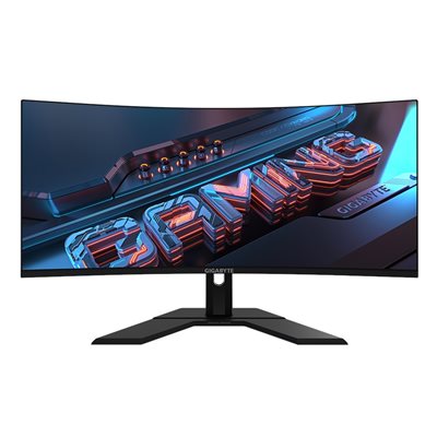 Gigabyte 34" GS34WQC, kaareva 135Hz (OC) WQHD-pelimonitori, musta